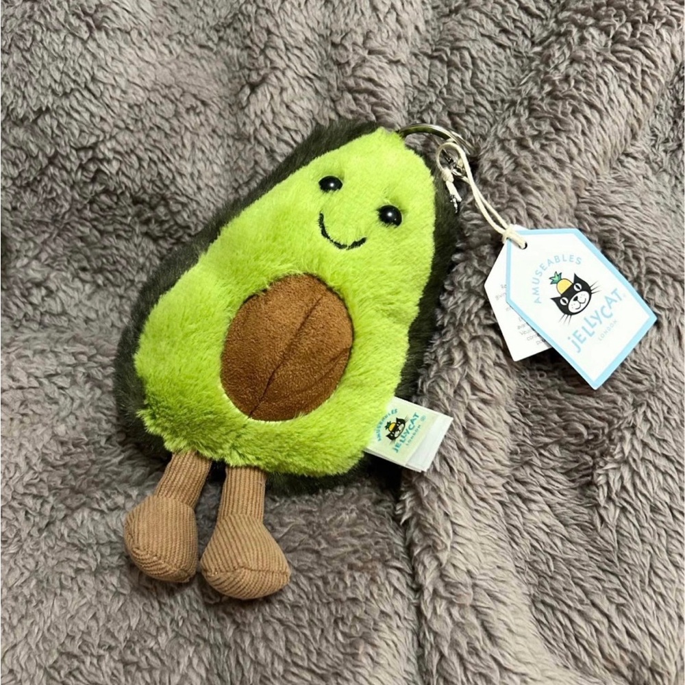 Avocado Plush Keychain / Bag Charm ( Please Read the Description )